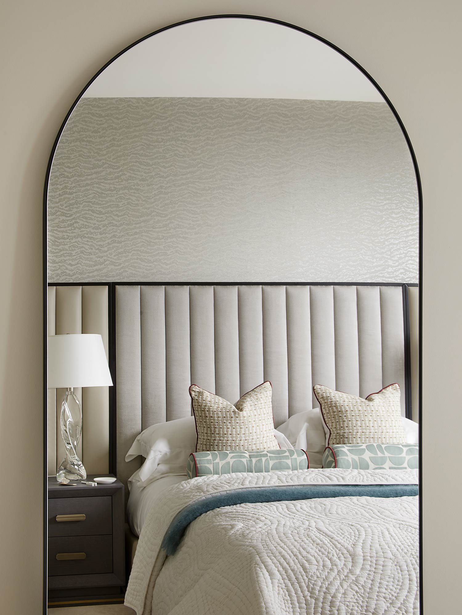  Bedroom detail of three-bed apartment